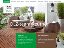 Tablet Screenshot of holz-team.de